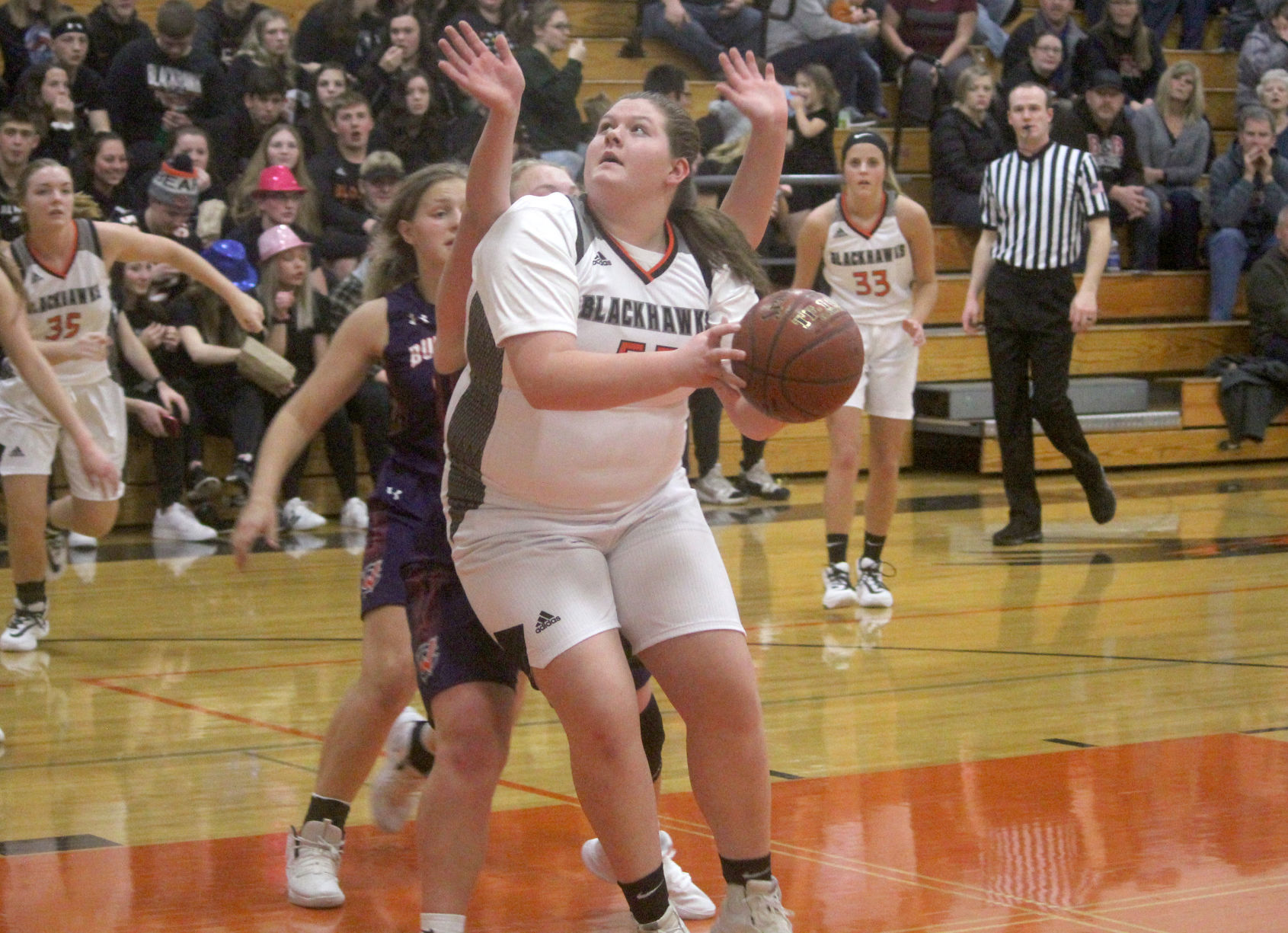 Chetek-Weyerhaeuser at Bloomer girls basketball 12-5-19